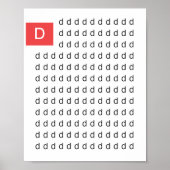 Spot de Arial - D Poster (Voorkant)