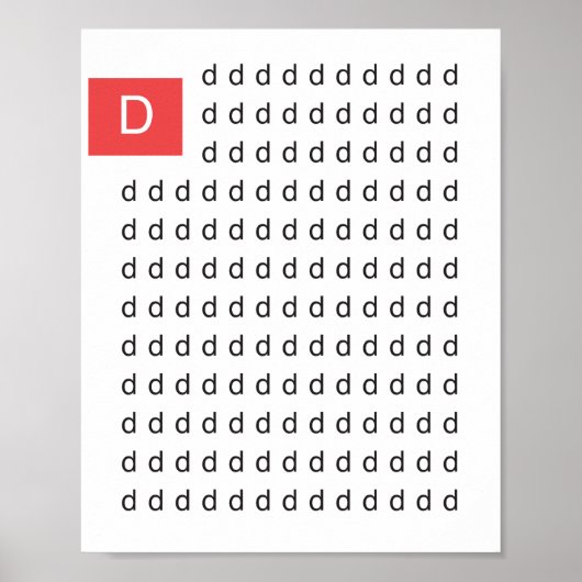 Spot de Arial - D Poster (Voorkant)