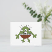 spot de gekke groene monster briefkaart (Staand voorkant)