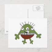 spot de gekke groene monster briefkaart (Voorkant / Achterkant)