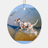 Spot de hond keramisch ornament (Links)