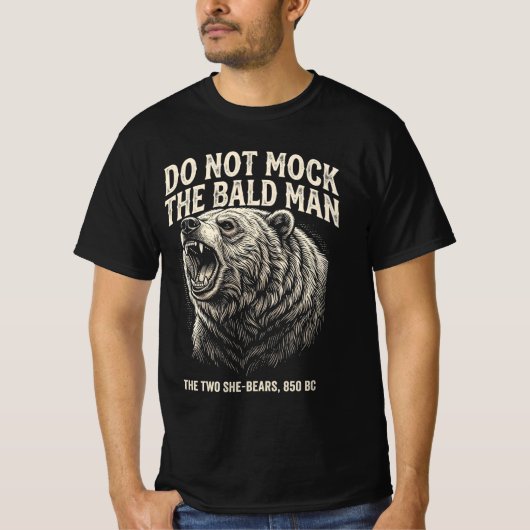 spot de kale man niet t-shirt (Voorkant)