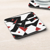 Spot de Red Balls Plastic Onderzetter (Linkerzijde)