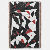 Spot de rode ballen gooien deken (Voorkant Verticaal)