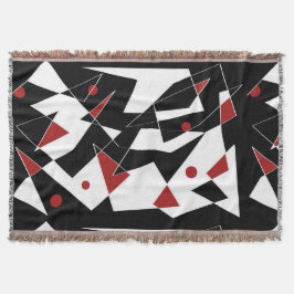 Spot de rode ballen gooien deken