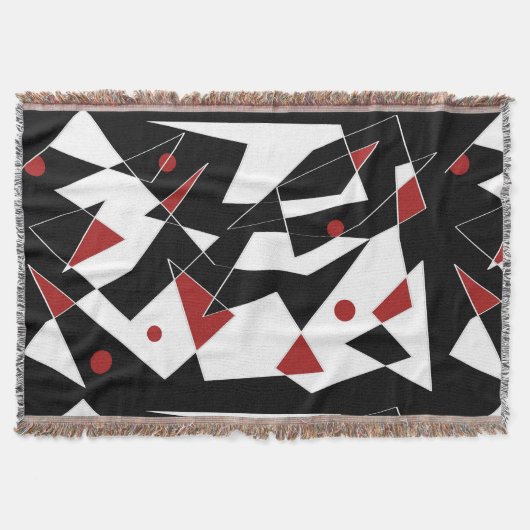 Spot de rode ballen gooien deken (Voorkant)