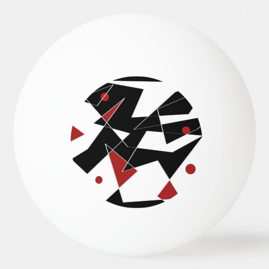 Spot de rode ballen Ping Pong Ballen (Voorkant)