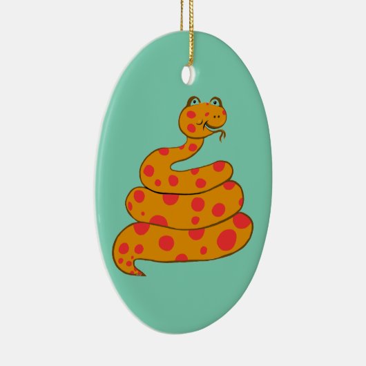 Spot de Snake Keramisch Ornament (Rechts)