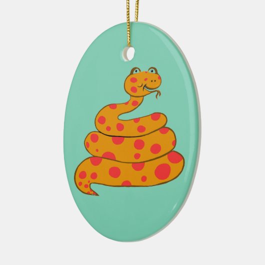 Spot de Snake Keramisch Ornament (Links)