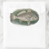 Spot Fish Logo Rechthoekige Sticker (Tas)