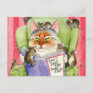 Spot het briefkaart van kleine dingen niet op