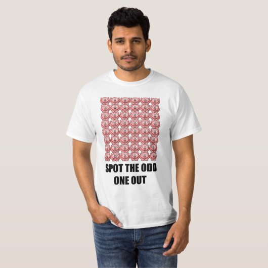 Spot het vreemde T-shirt uit (Voorkant volledig)