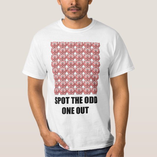 Spot het vreemde T-shirt uit (Voorkant)
