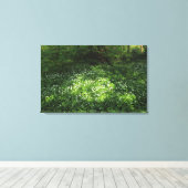 Spot knoflook canvas afdruk (Insitu (Houten vloer))