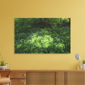 Spot knoflook canvas afdruk (Insitu (Woonkamer))