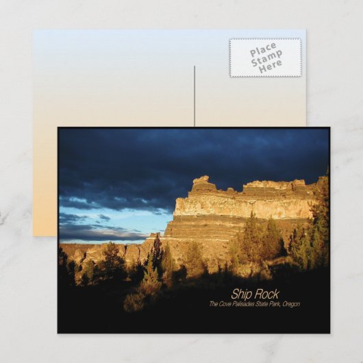 Spot Light op Ship Rock Briefkaart (Voorkant / Achterkant)