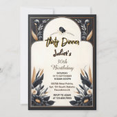 Spot Mannen Mannelijk volwassen diner elegant 30e  Kaart (Voorkant)