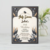 Spot Mannen Mannelijk volwassen diner elegant 30e  Kaart (Staand voorkant)