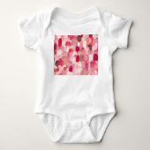 Spot Medley: roze-rode textieldroom. Romper (Voorkant)