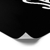 Spot-tato Funny Potato Pun Dark BG Poster (Hoek)