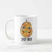 Spot-tato Funny Potato Pun Koffiemok (Links)
