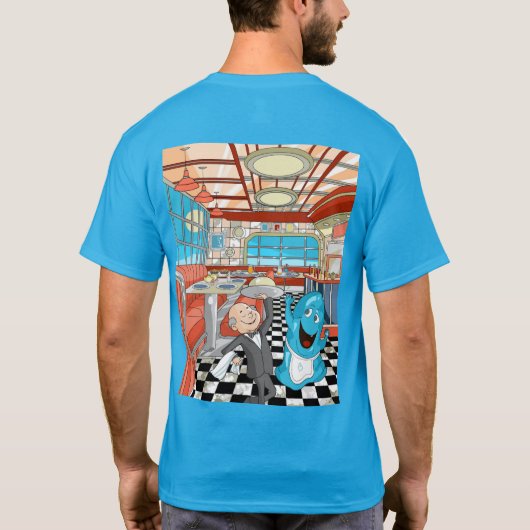 Spot the Difference: Boris de Blob T-shirt (Achterkant)