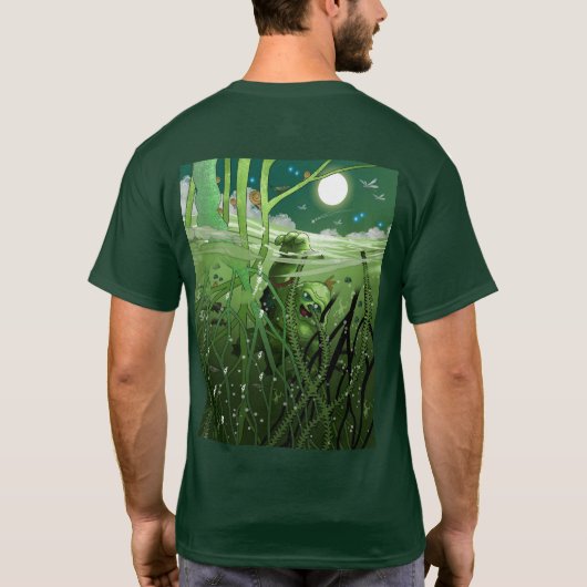 Spot the Difference: Carl the Creature T-shirt (Achterkant)