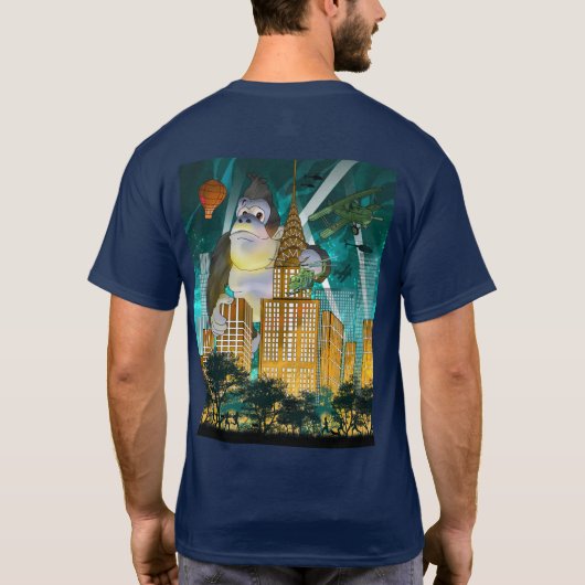 Spot the Difference: Gary the Gorrilla T-Shirt (Achterkant)