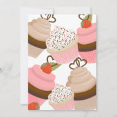 Spot van Tea Party Birthday Invitation Kaart (Achterkant)