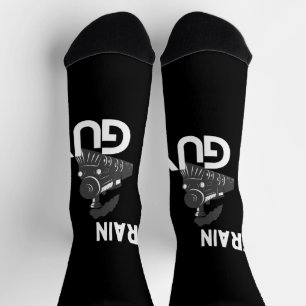 Spotcadeau voor locomotiefmodellen voor treinen sokken