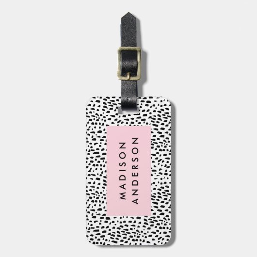 Spoted Bagagelabel (Voorkant verticaal)