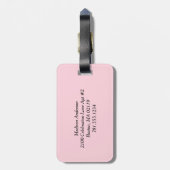 Spoted Bagagelabel (Achterkant verticaal)