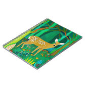 Spoted Fawn in een Fantasy Forest Setting Notitieboek (Linkerzijde)