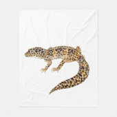 Spoted Leopard Gecko Fleece Blanket (Voorkant)