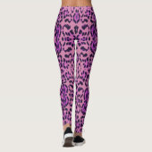 Spoted Leopard Pattern Animal Print Leggings (Achterkant)