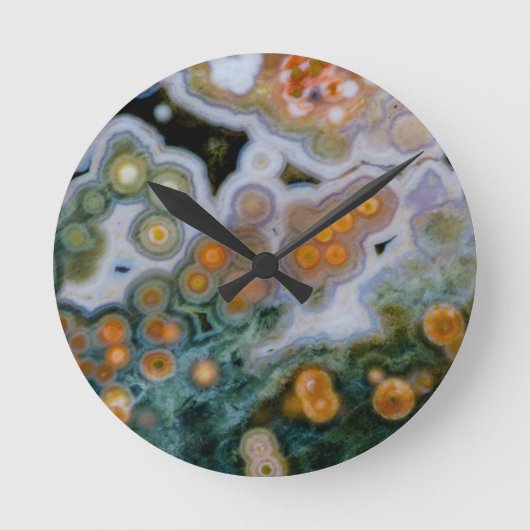 Spoted Ocean Jasper Ronde Klok (Voorkant)
