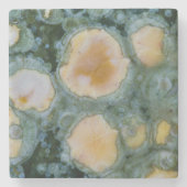 Spoted Ocean Jasper Stenen Onderzetter (Voorkant)