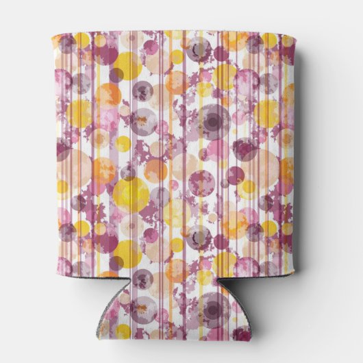 Spotgestreept wit patroon blikjeskoeler (Achterkant)