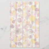 Spotgestreept wit patroon briefpapier (Voorkant)