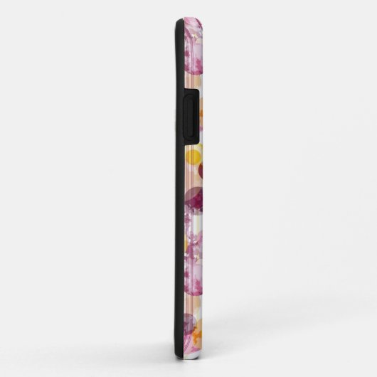 Spotgestreept wit patroon Case-Mate iPhone case (Achterkant/rechts)