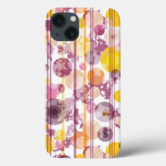 Spotgestreept wit patroon Case-Mate iPhone case (Achterkant)