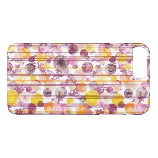 Spotgestreept wit patroon Case-Mate iPhone case (Achterkant (Horizontaal))