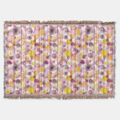 Spotgestreept wit patroon deken (Voorkant)