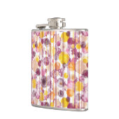 Spotgestreept wit patroon heupfles (Links)