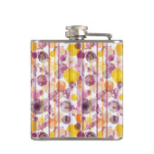 Spotgestreept wit patroon heupfles (Achterkant)