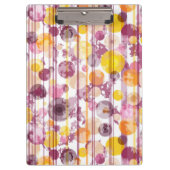 Spotgestreept wit patroon klembord (Voorkant)