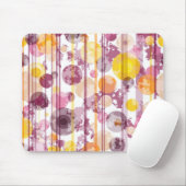 Spotgestreept wit patroon muismat (Met muis)