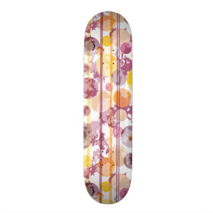 Spotgestreept wit patroon skateboard