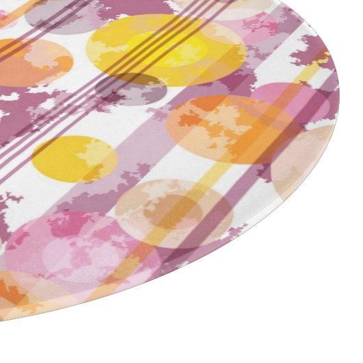 Spotgestreept wit patroon snijplank (Hoek)