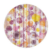 Spotgestreept wit patroon snijplank (Voorkant)